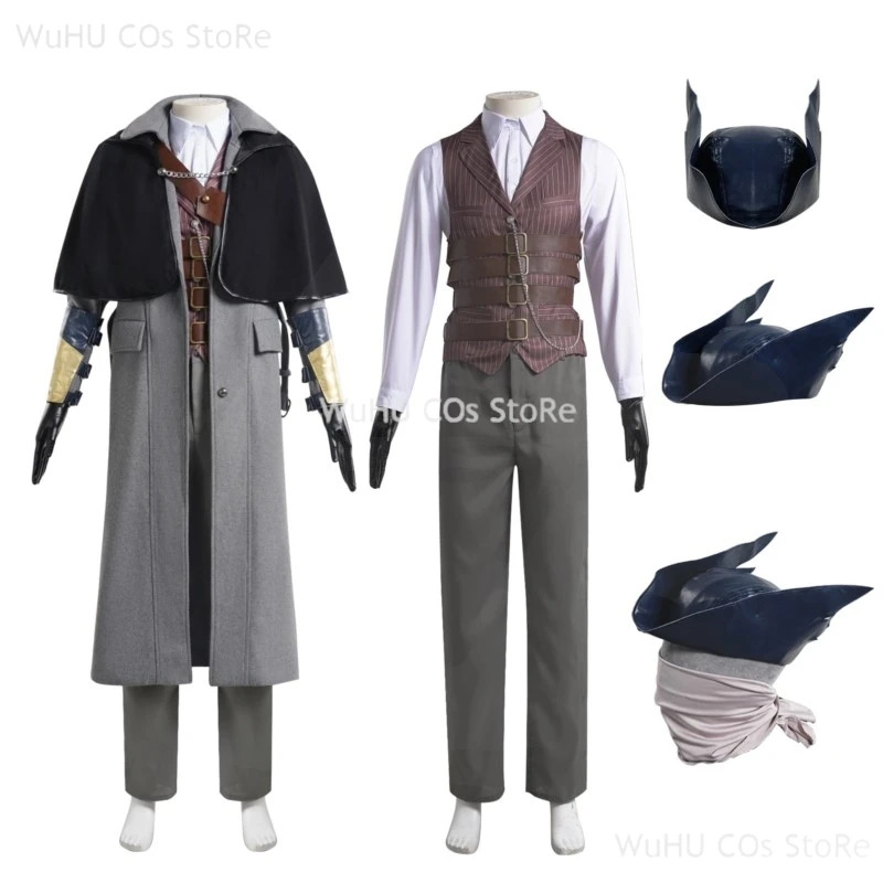 Bloodborne Cosplay Prop - Jogo bloodborne Gehrman cosplay traje roupas