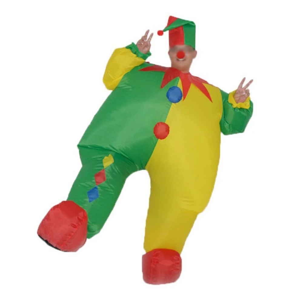 Cosplay Prop Business - Fantasia Inflável de Palhaço de Circo