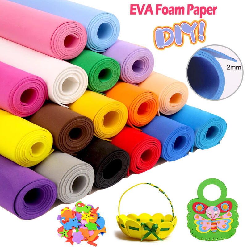 Cosplay Props Eva Foam - Folhas coloridas de espuma eva, 2mm