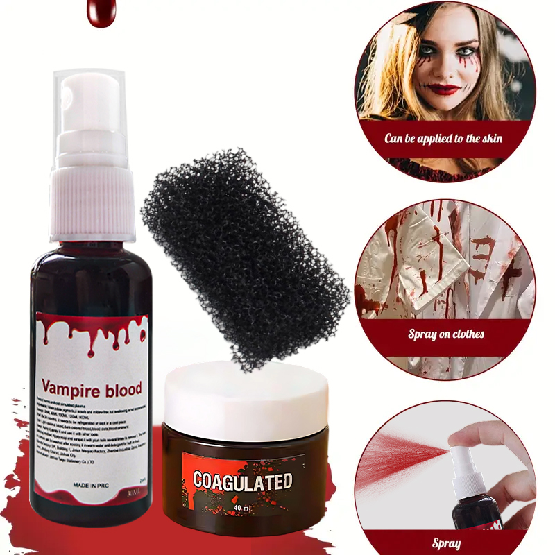 Body Paint Sfx - Kit de Maquiagem de Sangue Falso