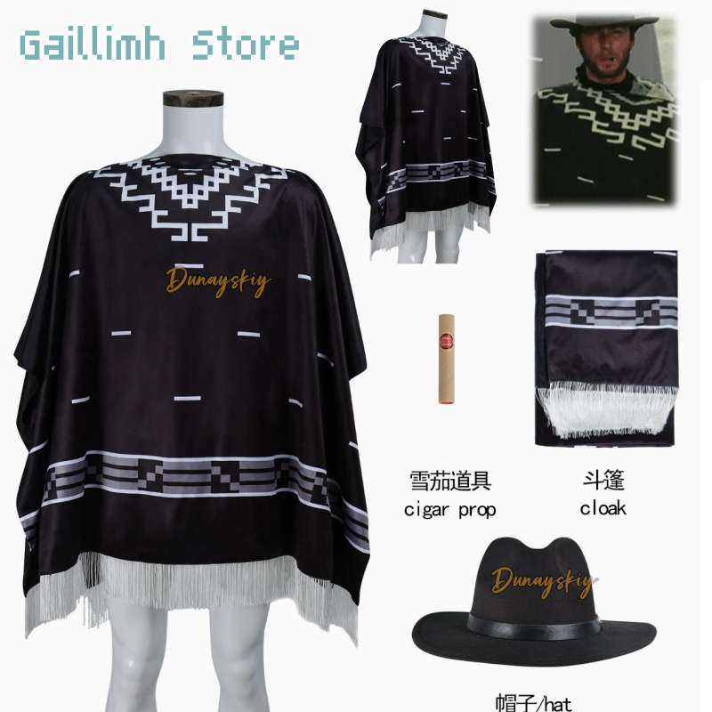 Cosplay Prop Patterns - Filme cosplay clint eastwood poncho cowboy