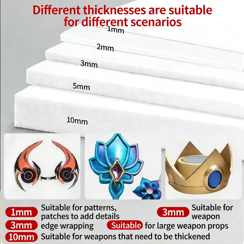 Cosplay Props Eva Foam - Material de folha de espuma EVA