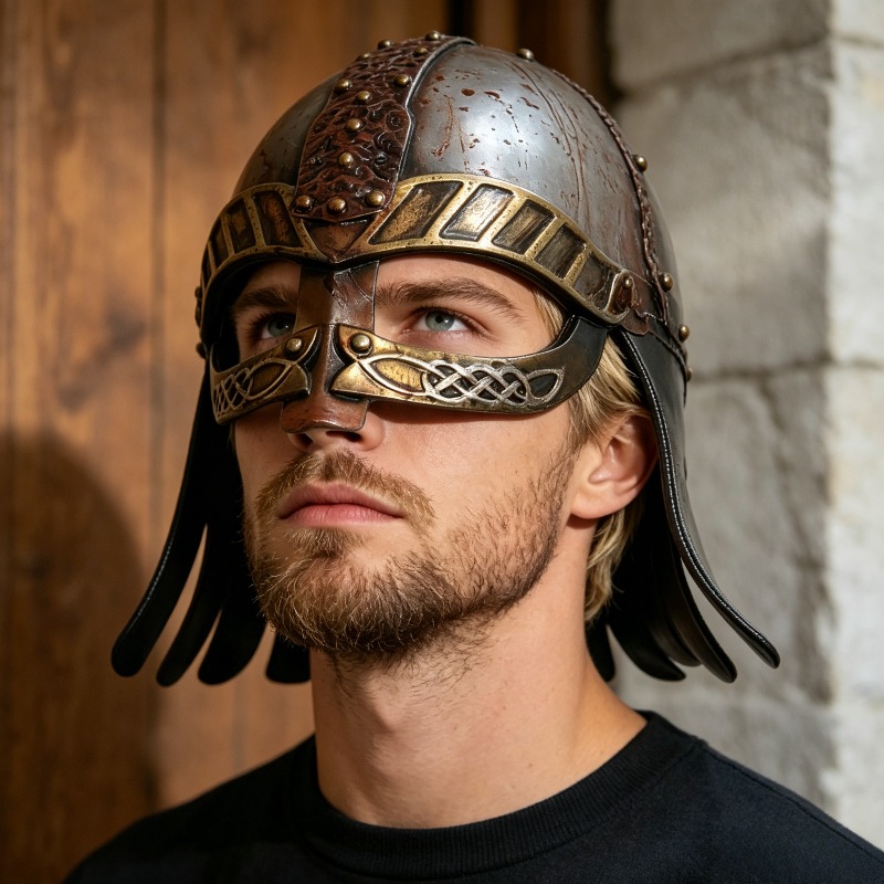 Cosplay Props Eva Foam - Novo Capacete Viking 2026 Medieval Renascentista