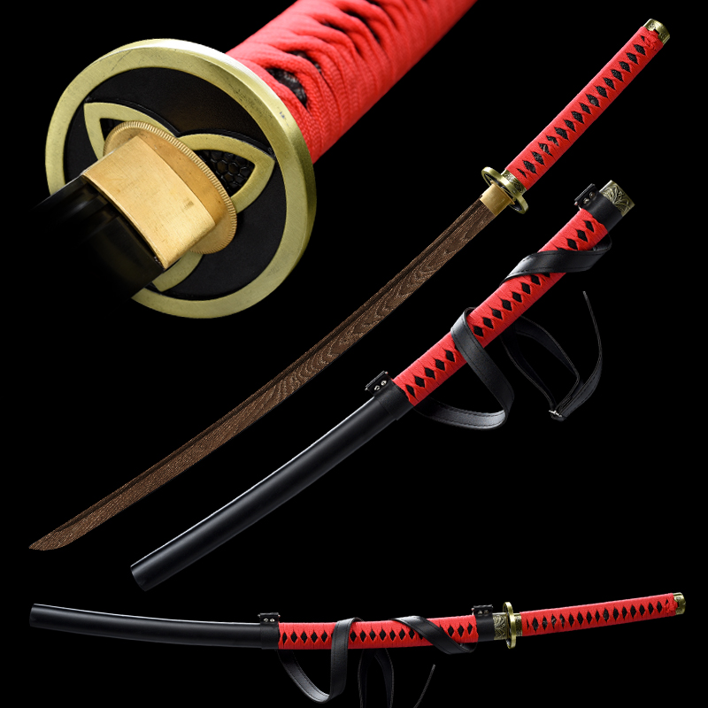 Cosplay Material For Prop - Katana de madeira com alça espada