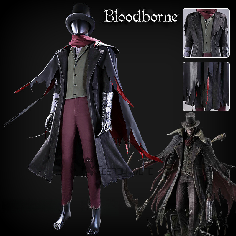 Bloodborne Cosplay Prop - Jogo bloodborne Gehrman cosplay traje casaco