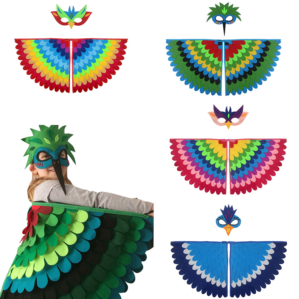 Cosplay Prop Patterns - Fantasia de Asas de Coruja Fofa