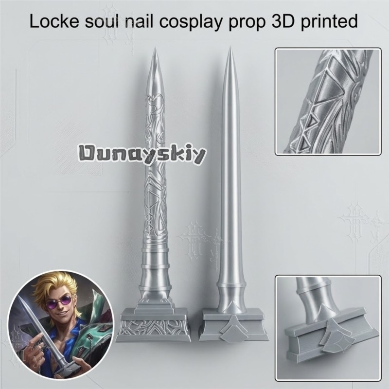 KS*27Locke The Ashen Exorcist  - Cosplay Prop 3D Print avaliação e preço