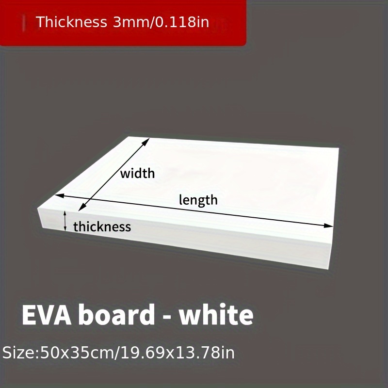 Placa de Espuma EVA 14x39 Pole - Cosplay Props Eva Foam avaliação e preço