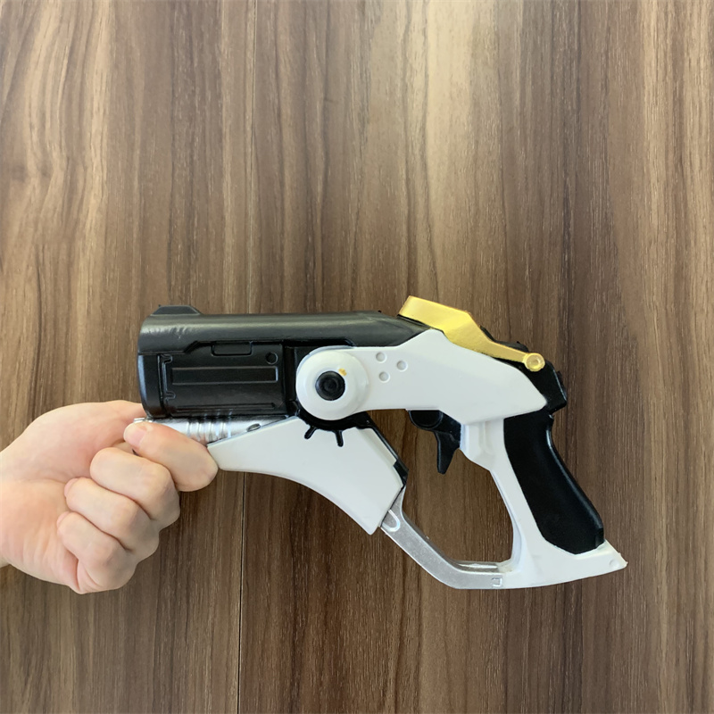 Jogo ow anjos revólver arma 1: - Dva Cosplay Prop avaliação e preço
