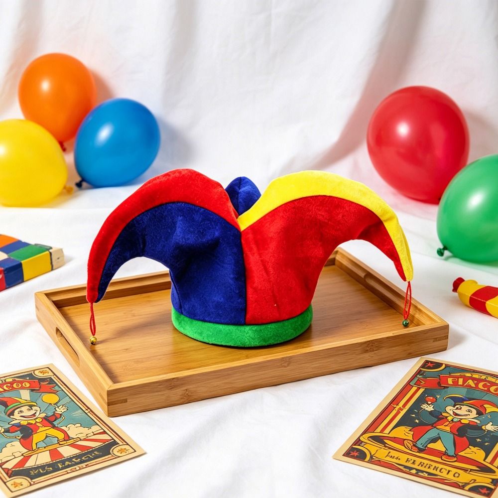 Chapéu de Palhaço Multicolorid - Cosplay Prop Patterns avaliação e preço