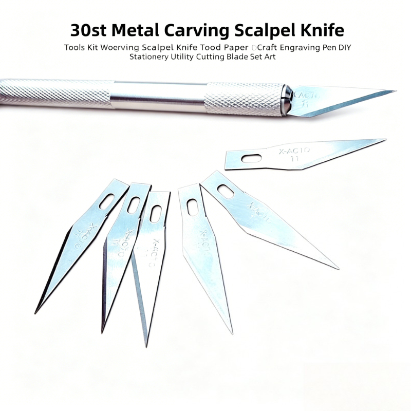 Kit de 30 Facas de Gravação e  - Craft Knife Set avaliação e preço