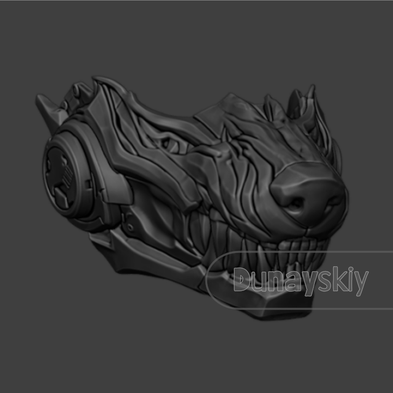 Máscara de Cosplay Valko Wolf  - Cosplay Prop 3D Print avaliação e preço