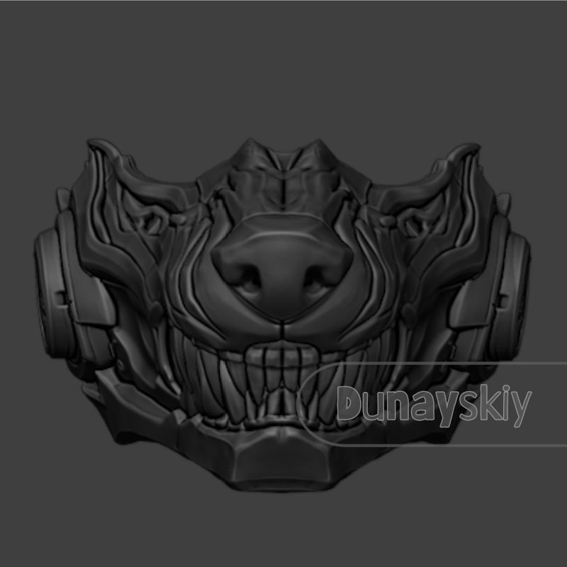 Máscara de Cosplay Valko Wolf  - Cosplay Prop 3D Print avaliação e preço