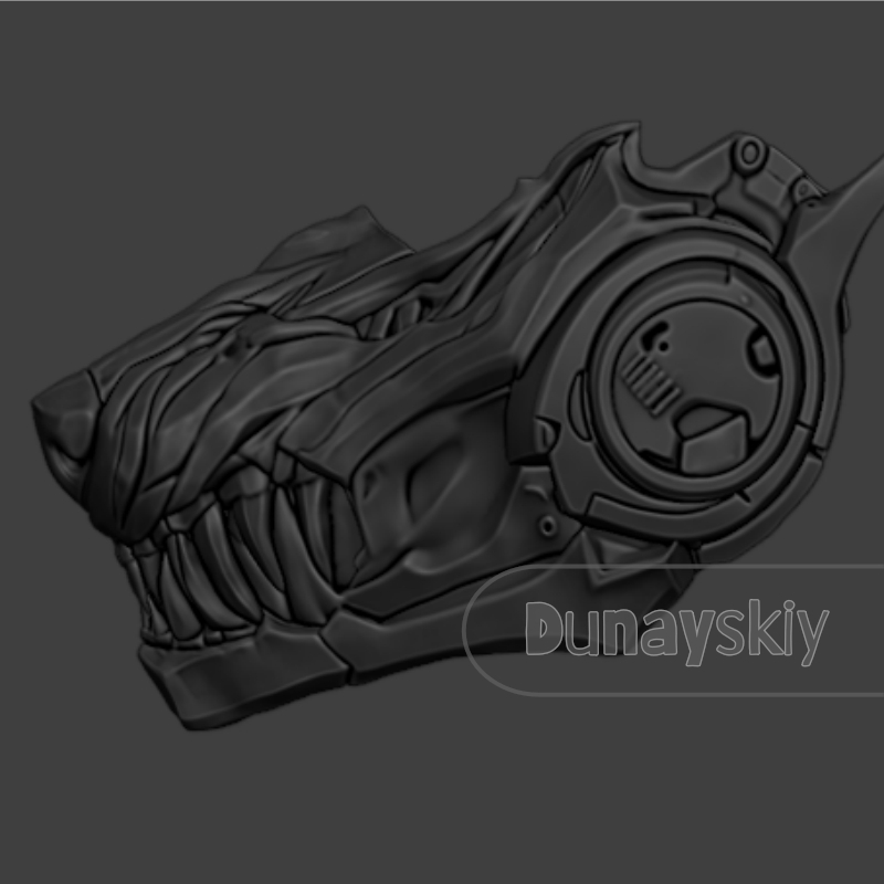 Máscara de Cosplay Valko Wolf  - Cosplay Prop 3D Print avaliação e preço