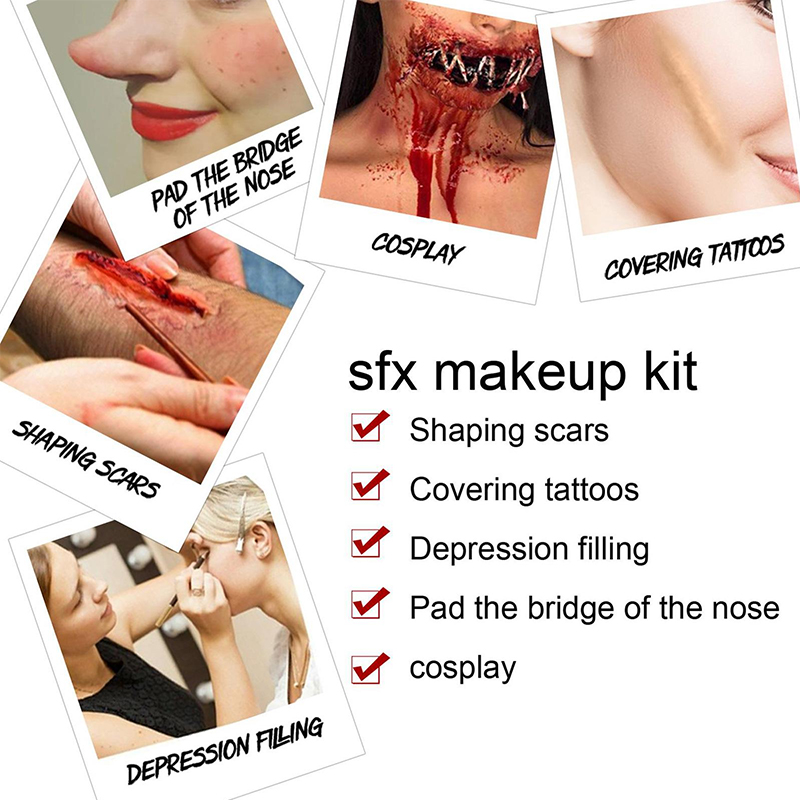 Scars Body Paint Wax Kit com E - Body Paint Sfx avaliação e preço