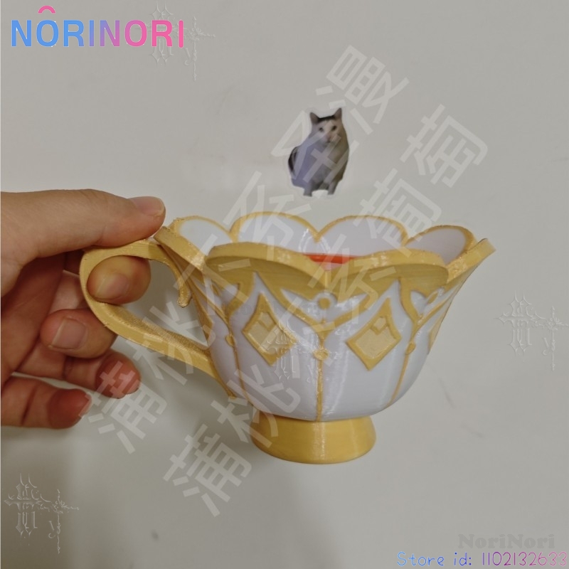 Caneca de Café Impressa em 3D  - Cosplay Prop 3D Print avaliação e preço