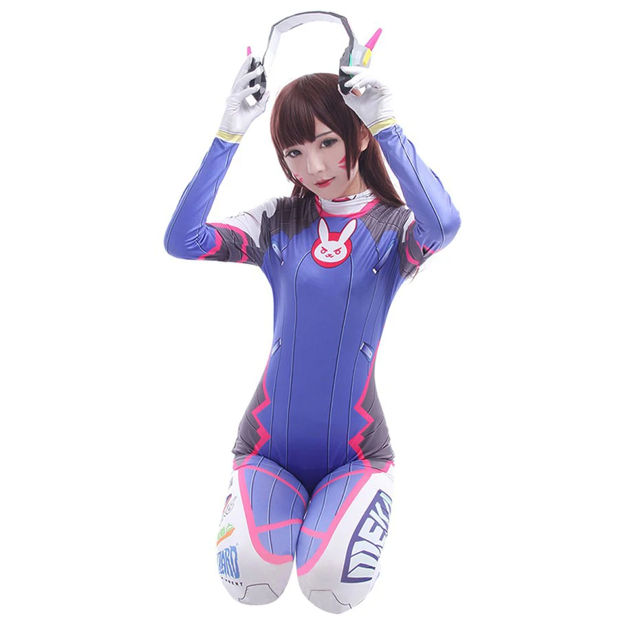 Anime mulher macacão collants  - Dva Cosplay Prop avaliação e preço