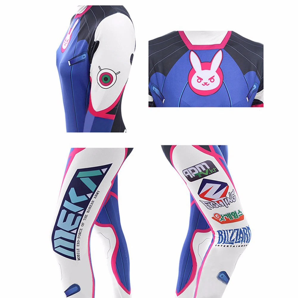 Anime mulher macacão collants  - Dva Cosplay Prop avaliação e preço