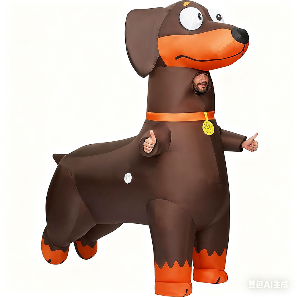 Fantasia Inflável de Dachshund - Cosplay Prop Business avaliação e preço