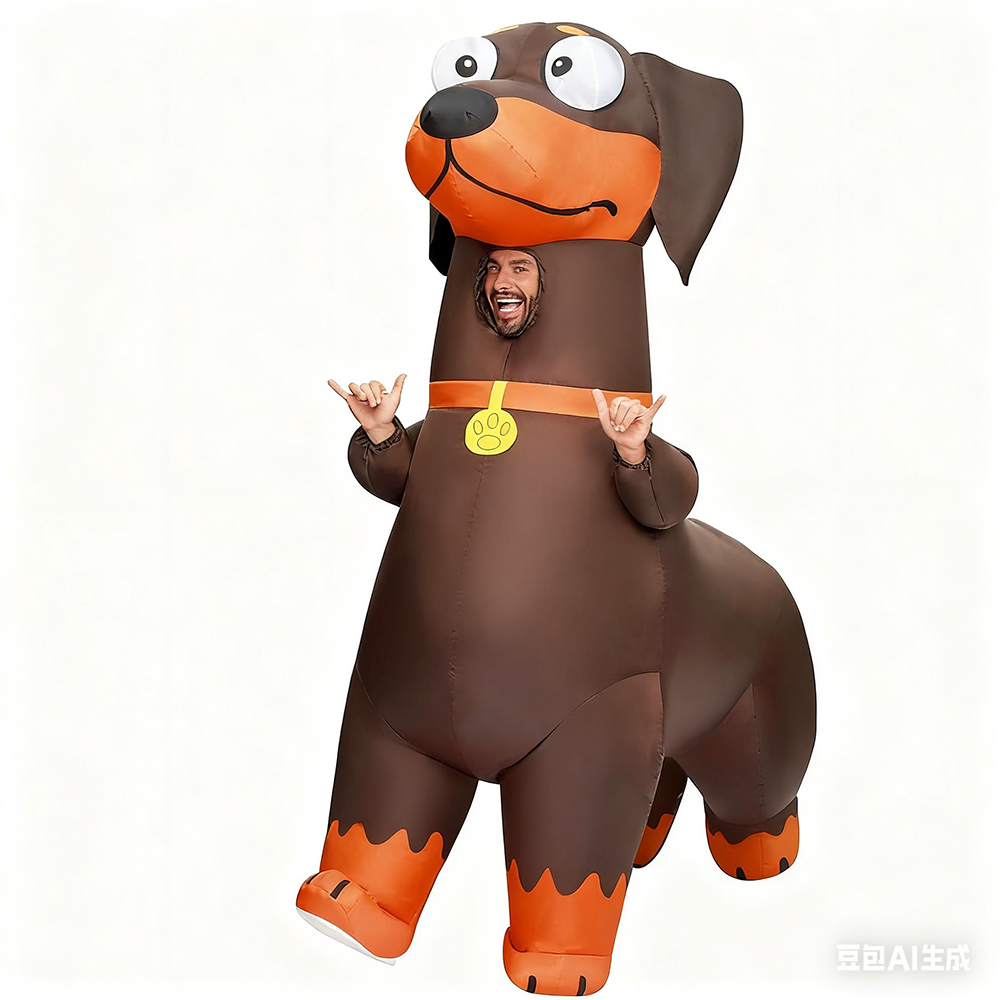 Fantasia Inflável de Dachshund - Cosplay Prop Business avaliação e preço