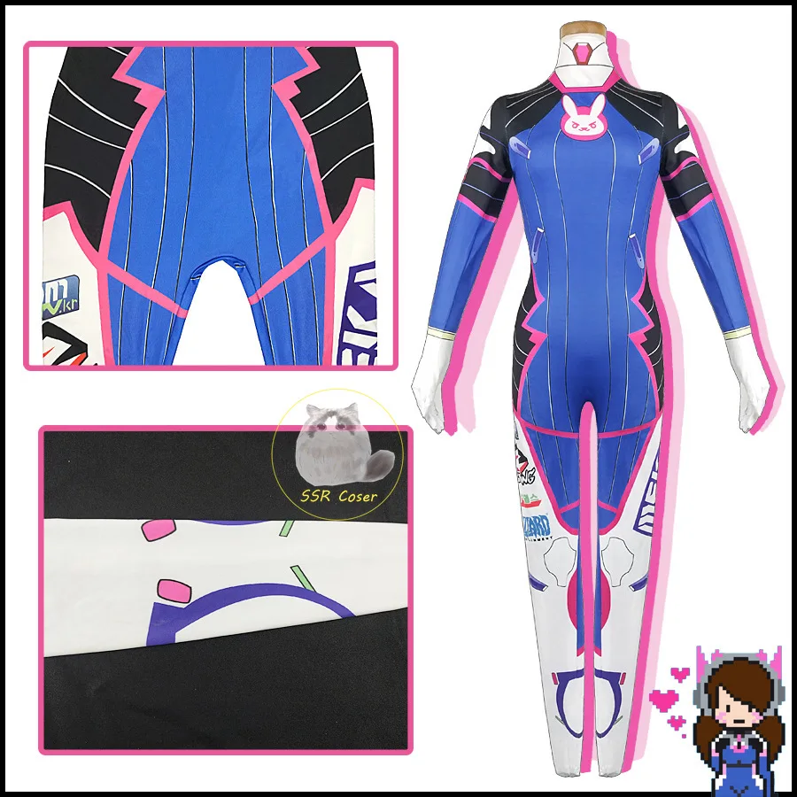 Dva cosplay traje bodysuit zen - Dva Cosplay Prop avaliação e preço
