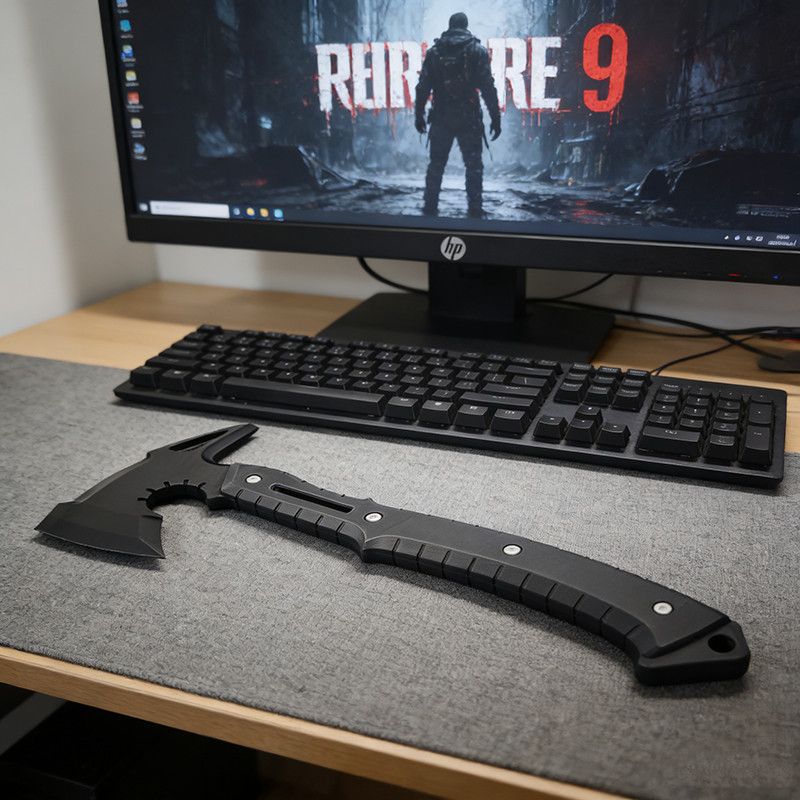 Cosplay Biohazard RE9 Machado  - Cosplay Prop 3D Print avaliação e preço