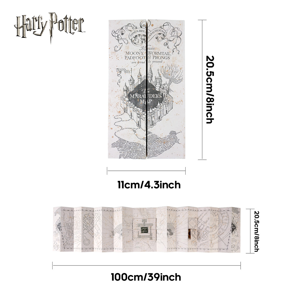 1PC Mapa da Escola de Magia do - Anime Cosplay Prop avaliação e preço